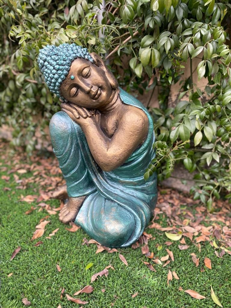 Figura Buda Durmiente Green Line 50 cm -2