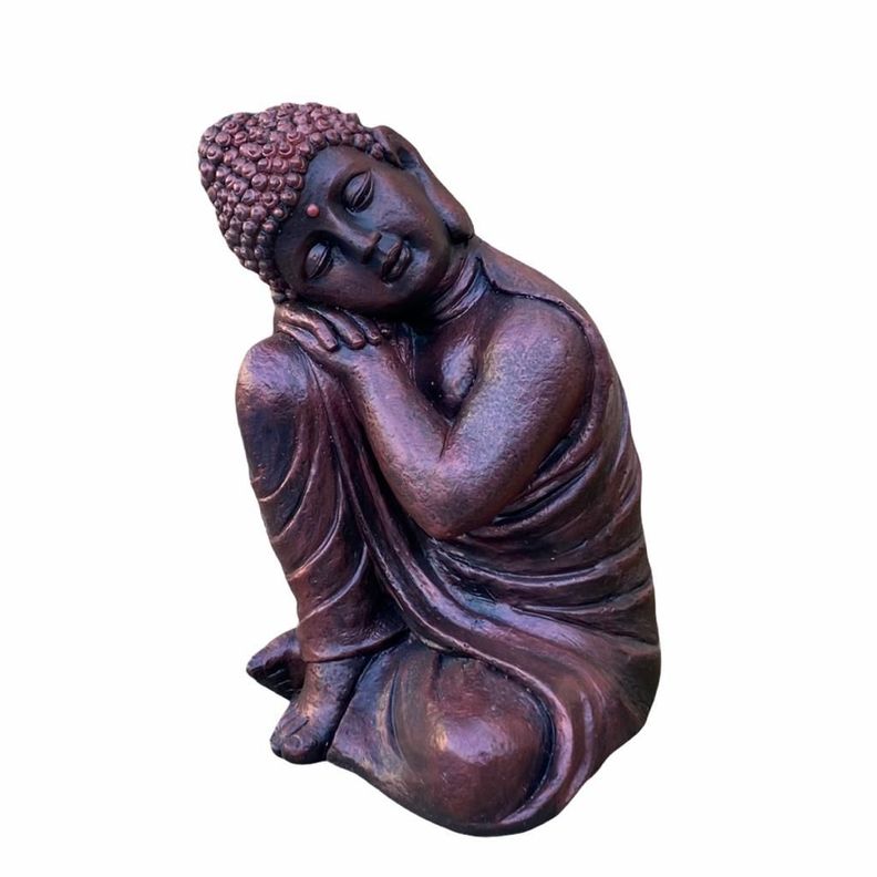 Figura Buda Durmiente  Cobre 50 cm-0