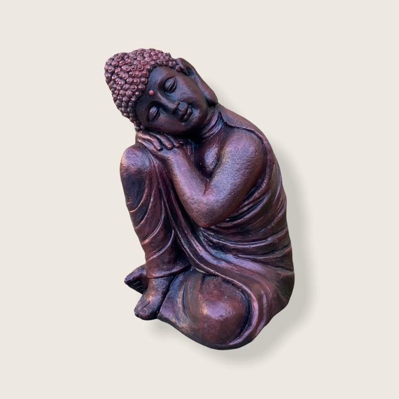 Figura Buda Durmiente  Cobre 50 cm-1