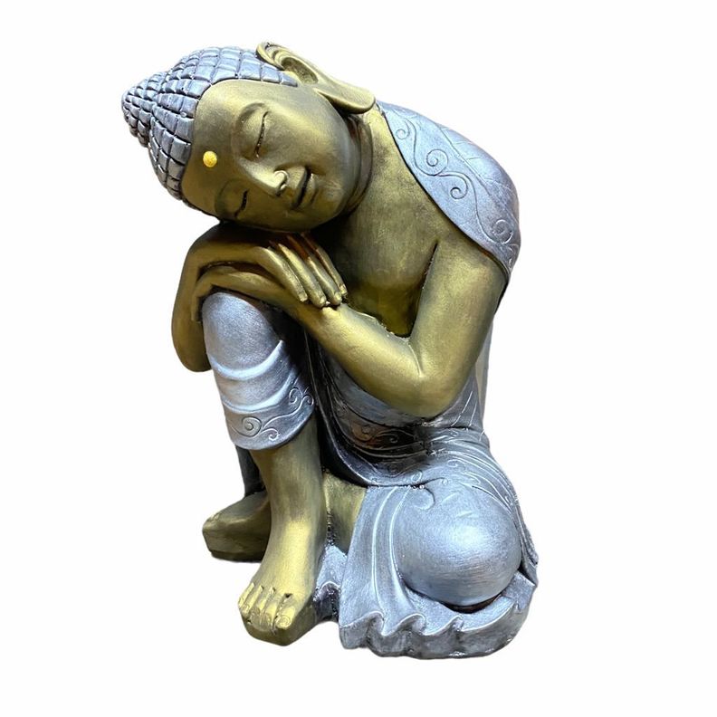 Figura Buda Durmiente golden / silver 48 cm-0