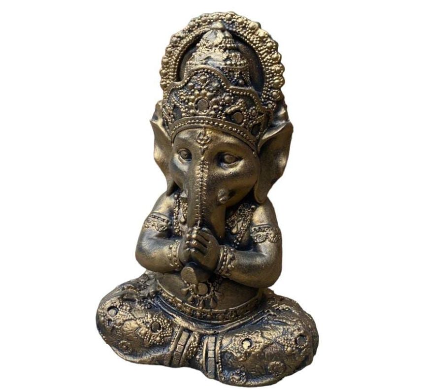 Figura Ganesha pequeño Golden -0
