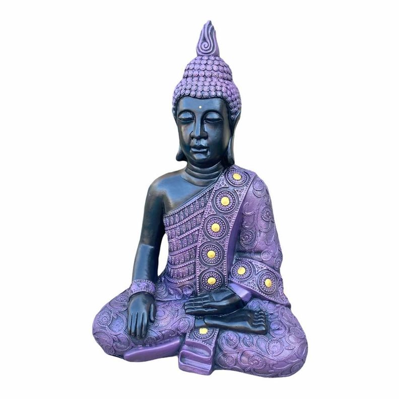 Buda Meditación Violeta 50 cm -0