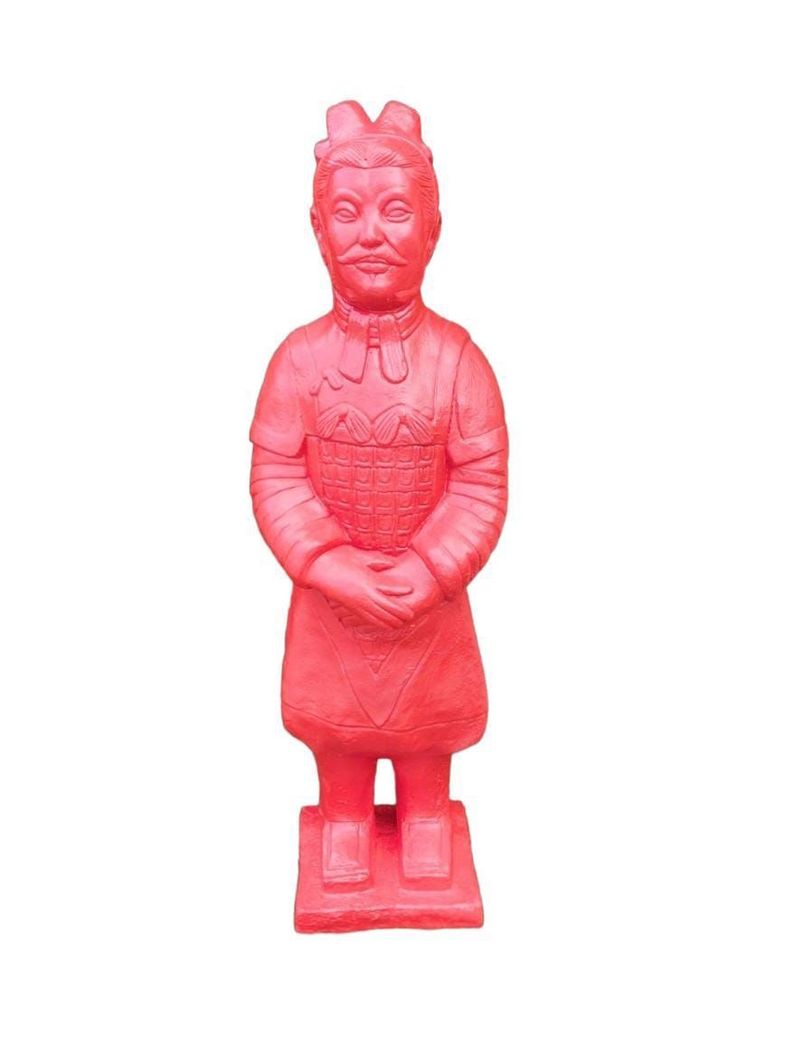 Figura Guerrero de Terracota Red 1.08 cm -0