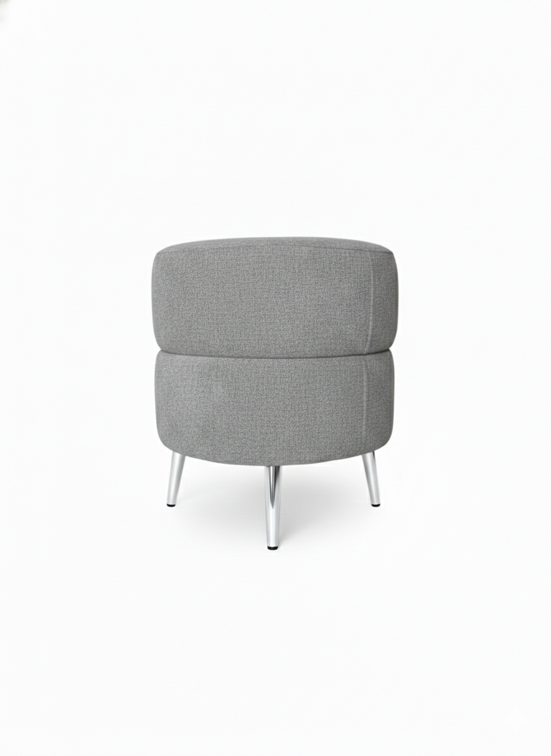 PUFF REDONDO ORBIT GRIS OSCURO
