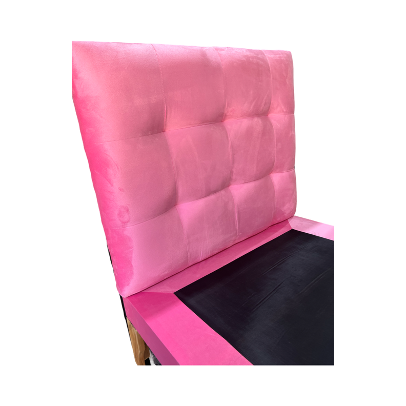 CAMA DE PLAZA ROSADO FELPA-0
