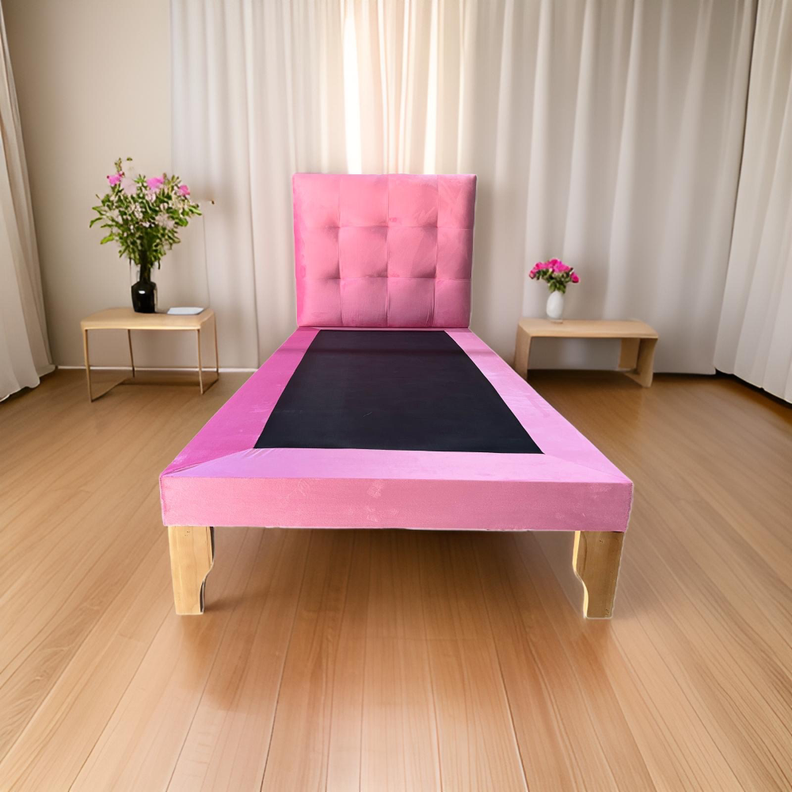 CAMA DE PLAZA ROSADO FELPA-3