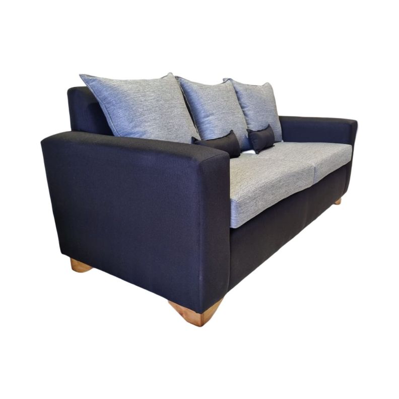 SOFA TRES CUERPOS GRIS CLARO Y OSCURO EN LINO-1