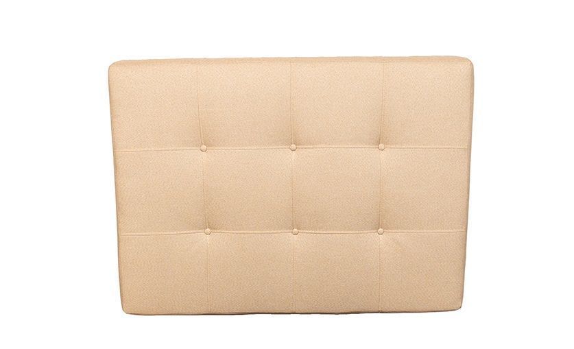 RESPALDO DE PLAZA BEIGE LINO