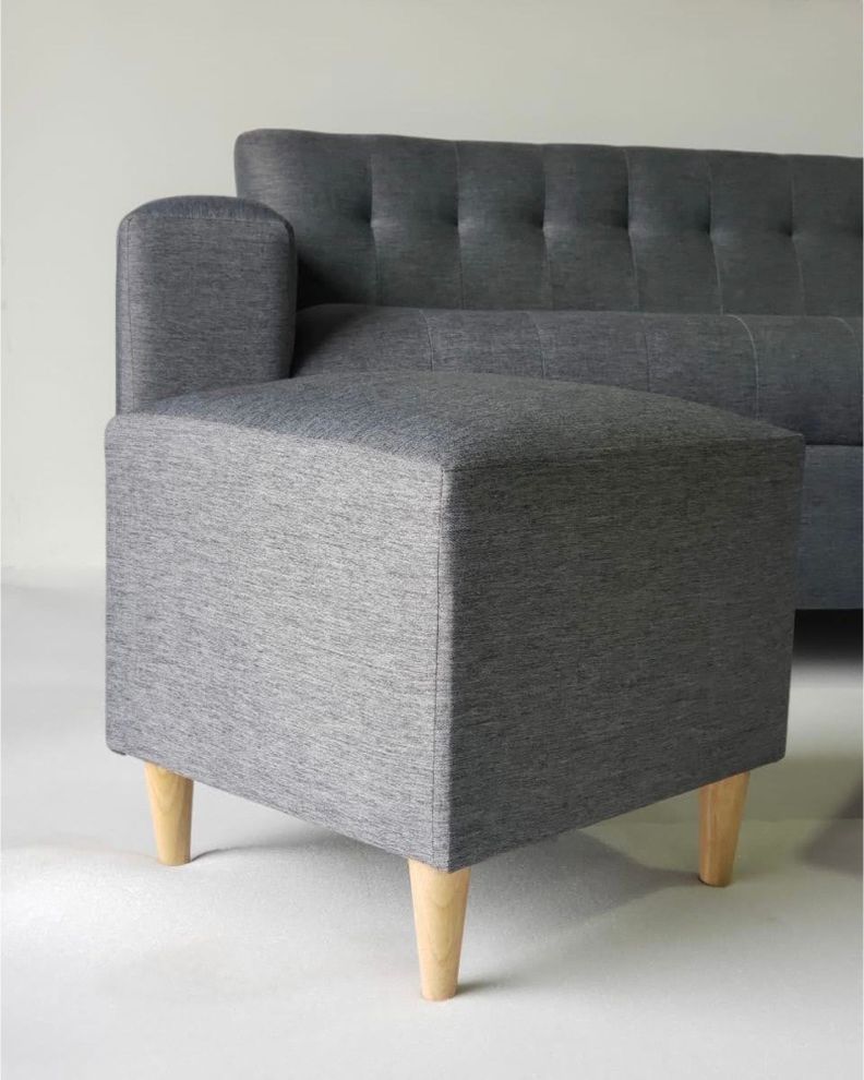 SOFA TRES CUERPOS MAS DOS PUFF GRIS OSCURO LINO-0