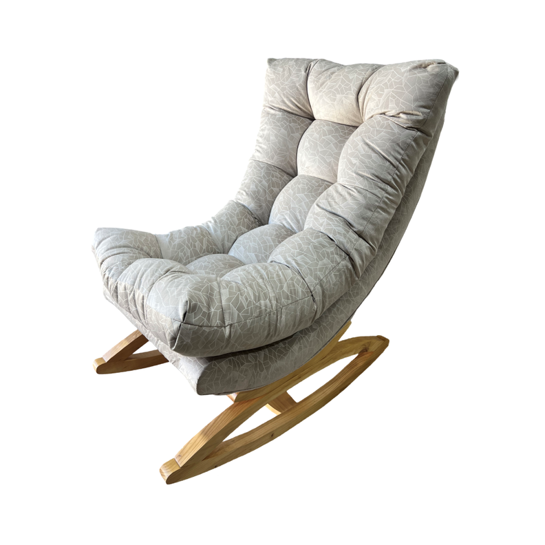 SILLA MECEDORA COQUETTE BEIGE FELPA-0