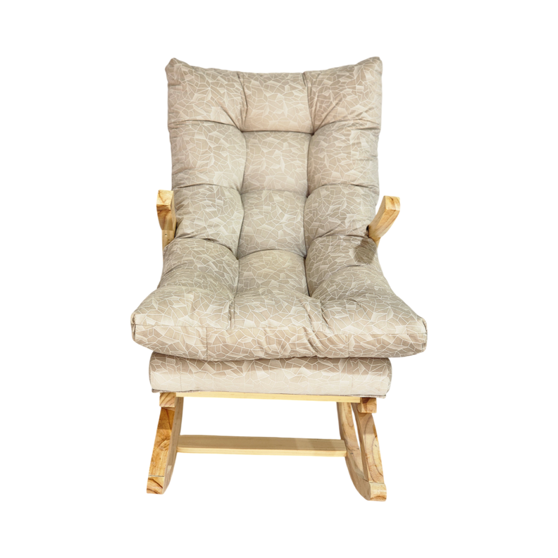 SILLA MECEDORA COQUETTE CON APOYA BRAZO BEIGE FELPA-2