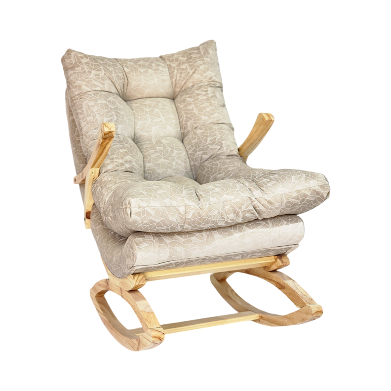 SILLA MECEDORA COQUETTE CON APOYA BRAZO BEIGE FELPA-0
