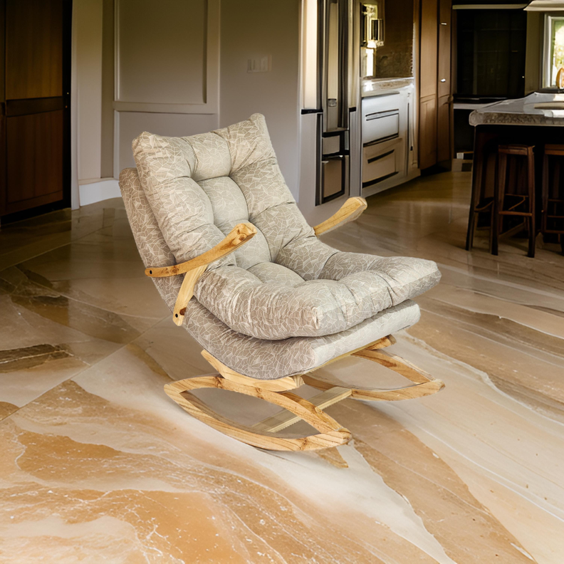SILLA MECEDORA COQUETTE CON APOYA BRAZO BEIGE FELPA-1