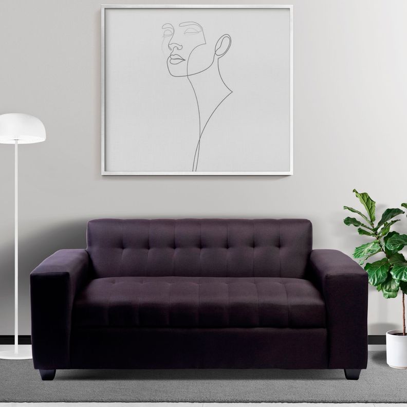SOFA DOS CUERPOS NEGRO LINO-3