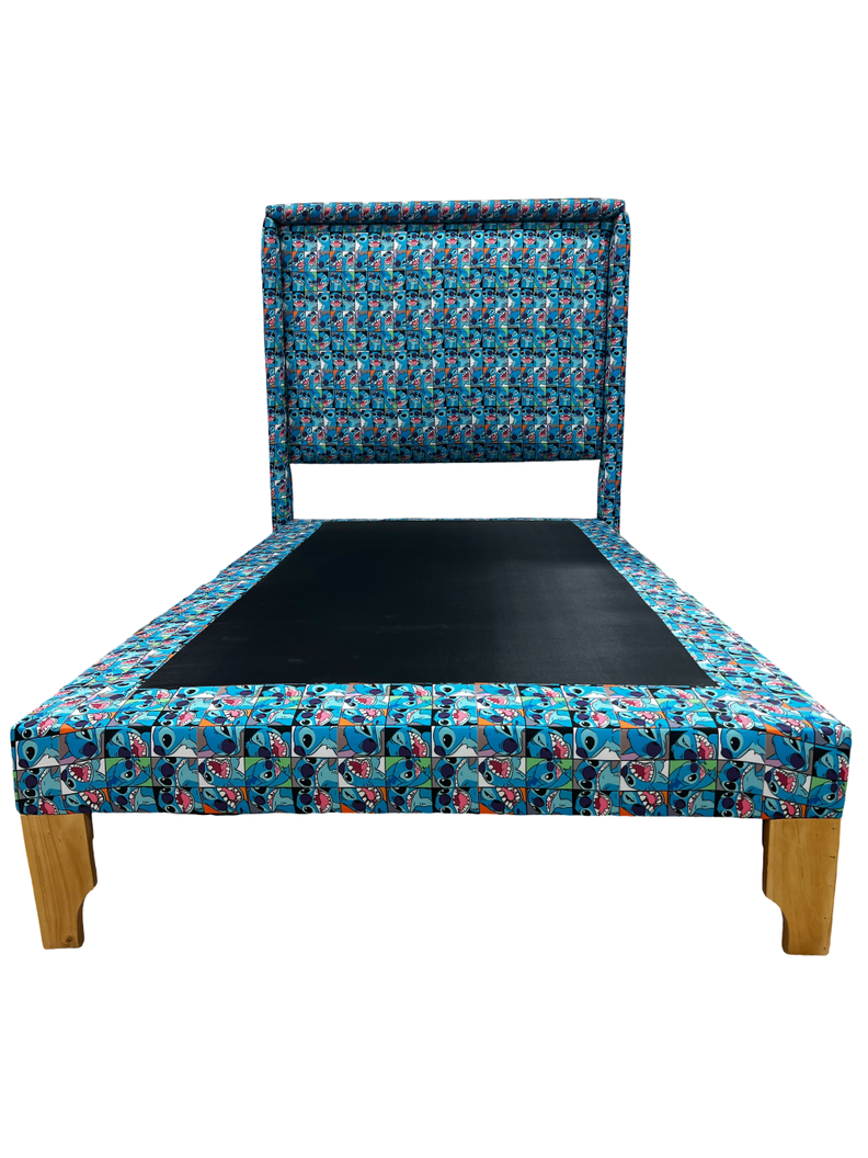 CAMA DE PLAZA INFANTIL LILO Y STITCH Azul