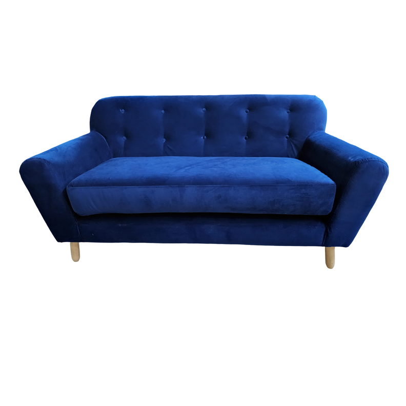 SOFA DOS CUERPOS AZUL FELPA-0