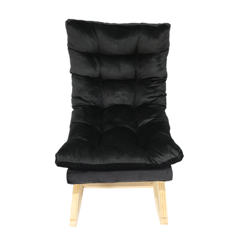 SILLA MECEDORA COQUETTE NEGRO FELPA-1