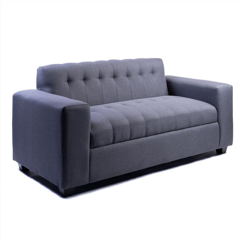 SOFA DOS CUERPOS GRIS OSCURO LINO-0