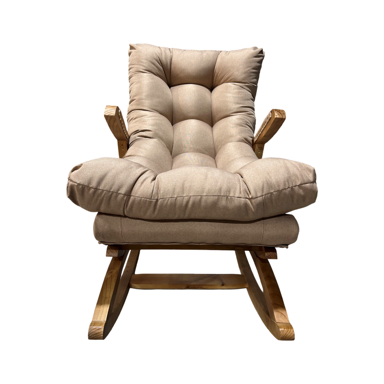 SILLA MECEDORA COQUETTE BEIGE LINO BASE COLOR-3