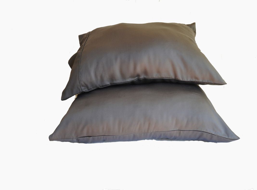 Sabanas de Bambu 100% Lyocell. Gris Oscuro 1.5 Plaza-3