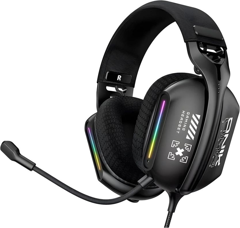 Audifonos Perifericos Gamer Onikuma X12 RGB Negro