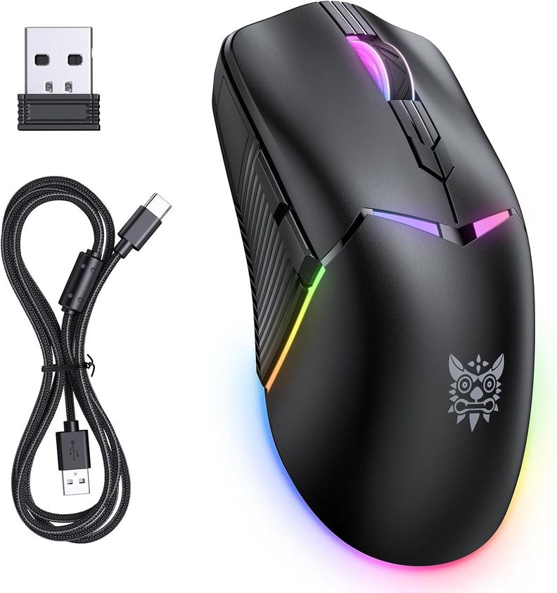 Mouse Gamer Inalambrico Tri Mode Onikuma CW928 Negro
