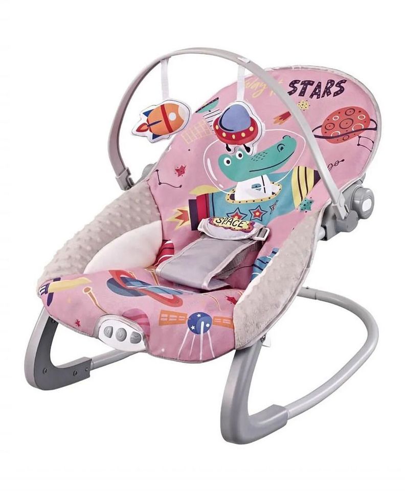 Silla Nido Bouncer Dino Pink-0