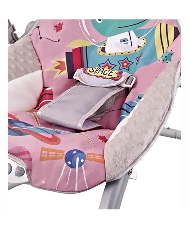 Silla Nido Bouncer Dino Pink-3