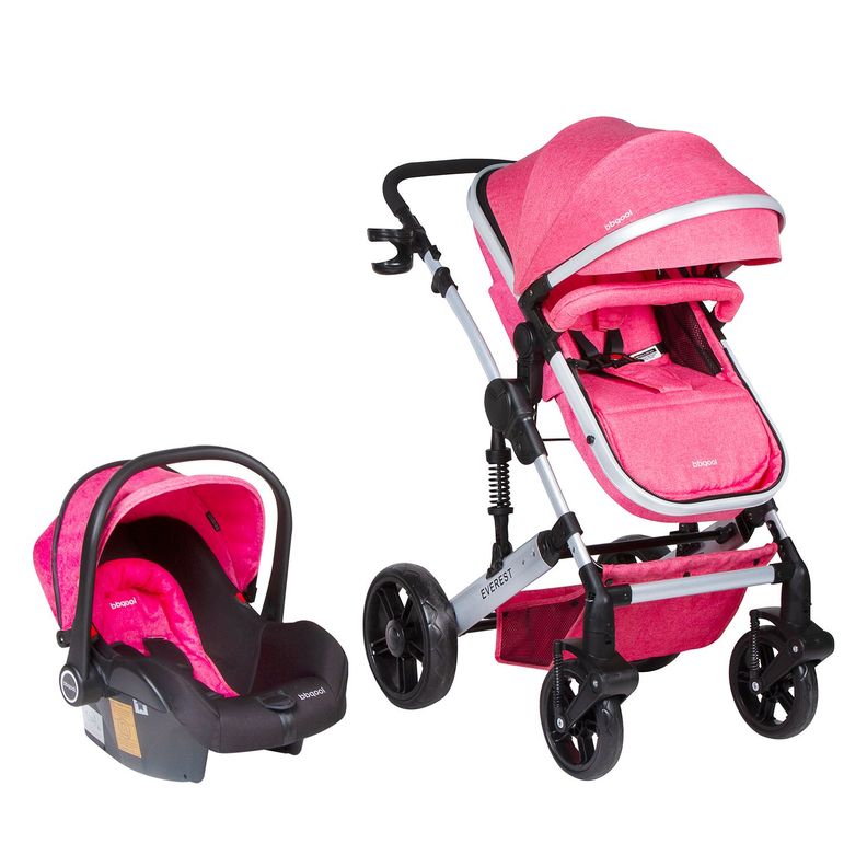 Coche Travel System Everest Pink-1