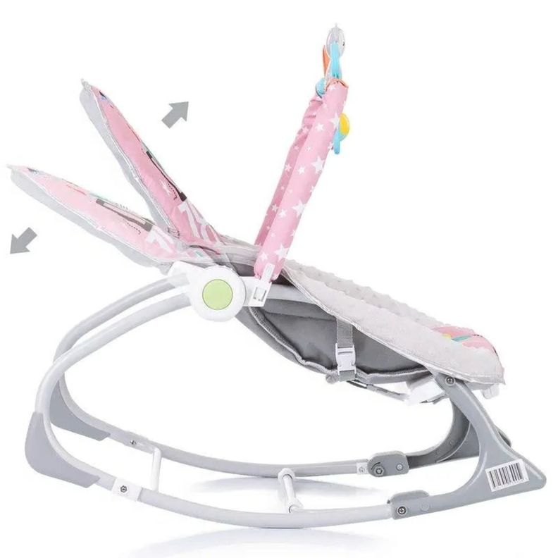 Silla Nido Mecedora Rocker Robot Pink-3