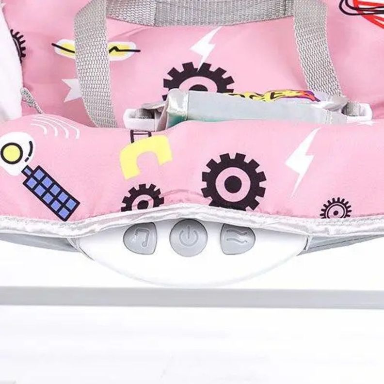 Silla Nido Mecedora Rocker Robot Pink-5