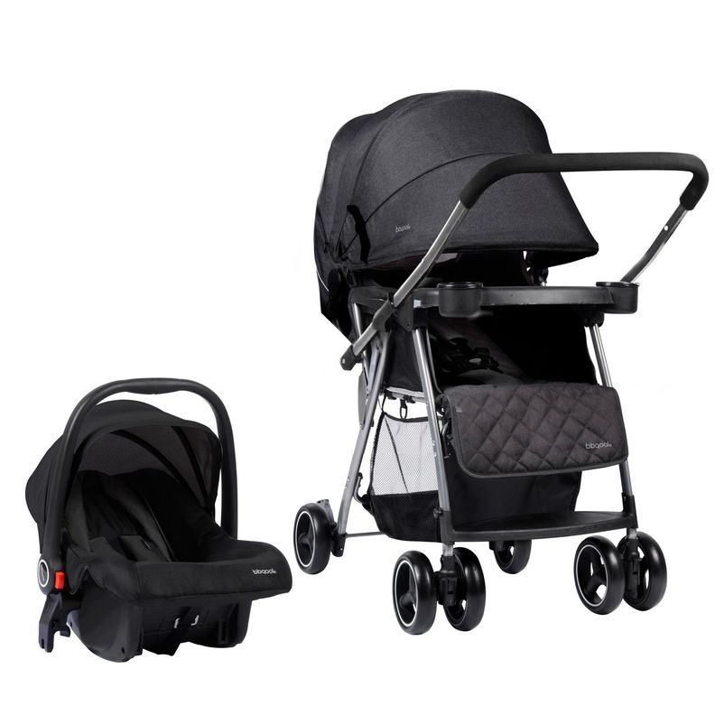 Coche Travel System Nitara Dark Gris Recien Nacido