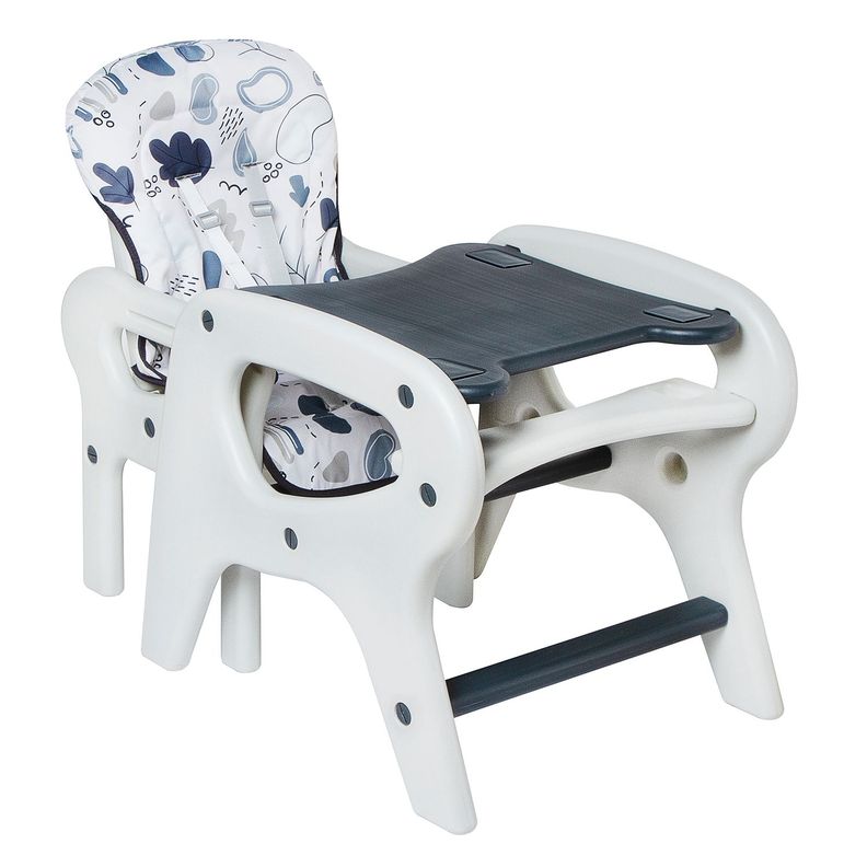 Silla De Comer Escritorio Eat&Fun Grey-1