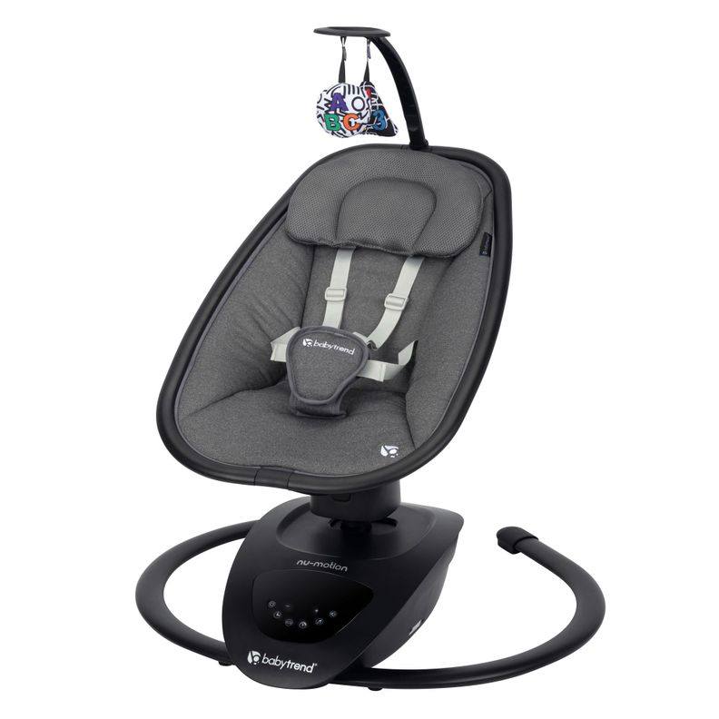 Columpio Electrico Nu-Motion Infinity Negro con Pantalla Tactil y Control Recien Nacido