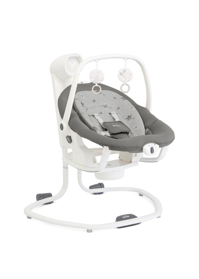 Silla Nido Mecedora Serina 2in1 Cosmo Gris Recien Nacido