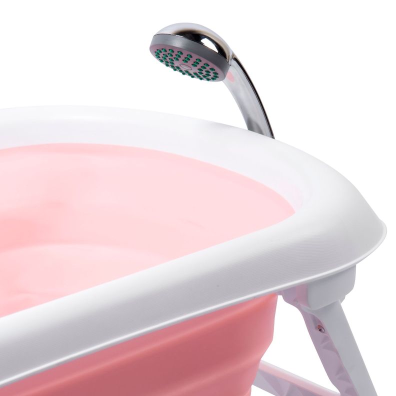 Bañera Plegable Splashy Pink + Soporte Ergonómico-5