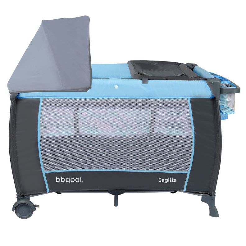 Cuna Playard Sagitta Blue-2