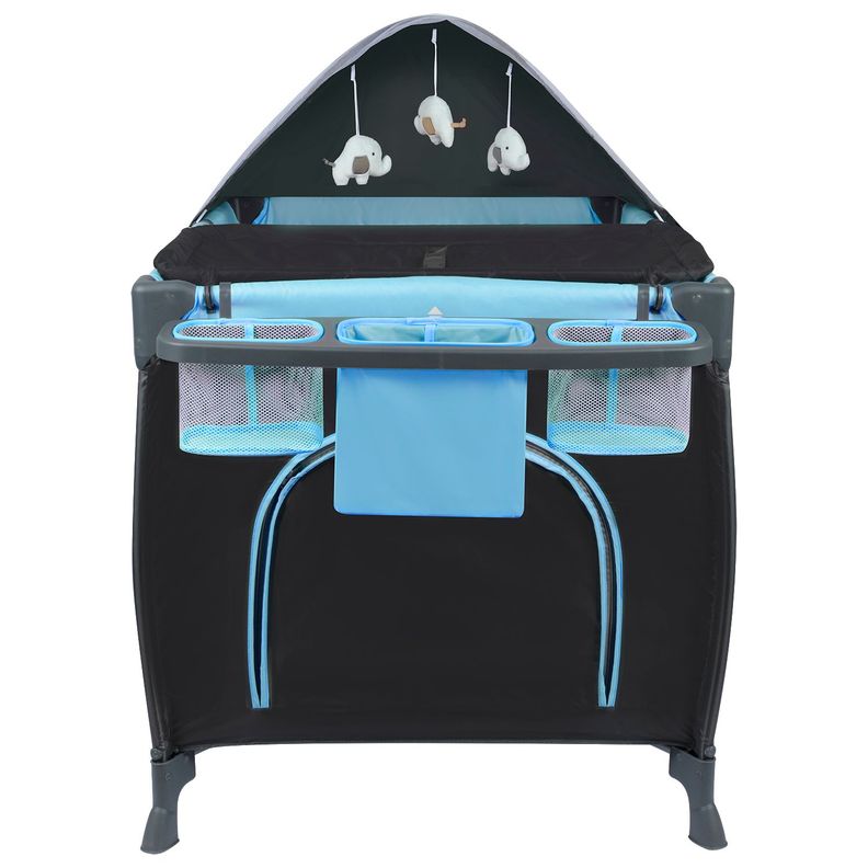 Cuna Playard Sagitta Blue-3