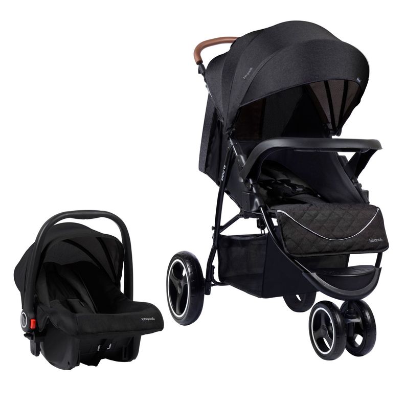 Coche Travel System Kano Grafito Recien Nacido