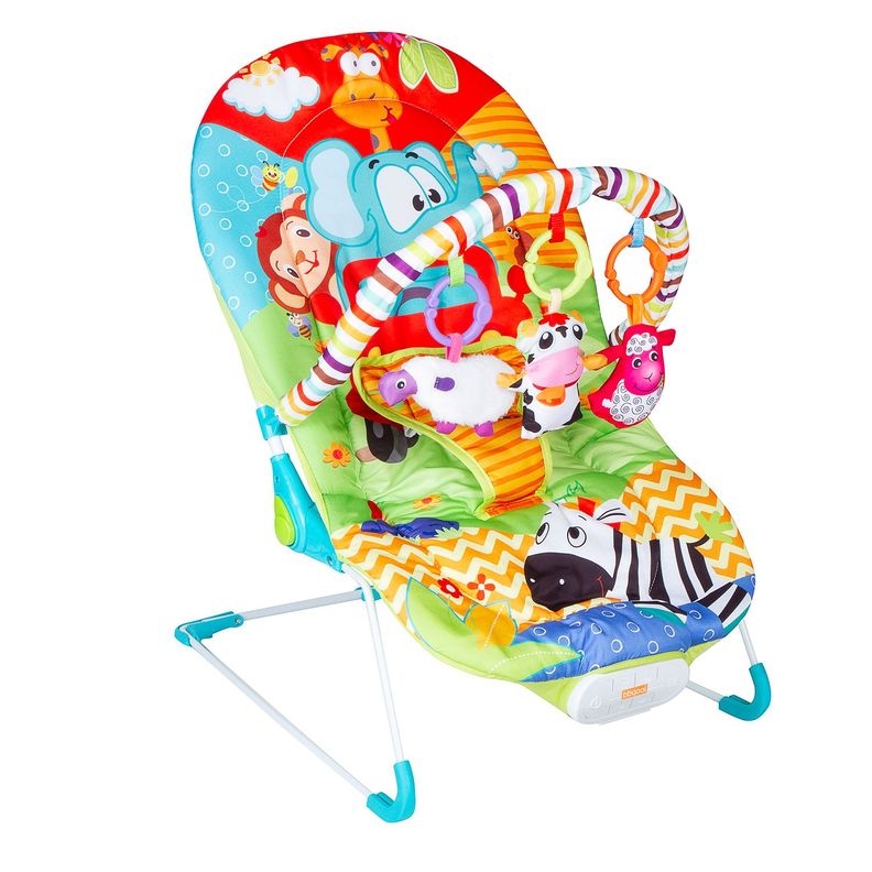 Silla Nido Bouncer Elephant Green-0