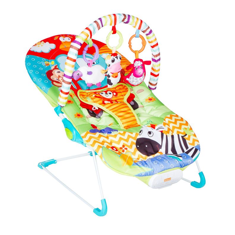 Silla Nido Bouncer Elephant Green-1