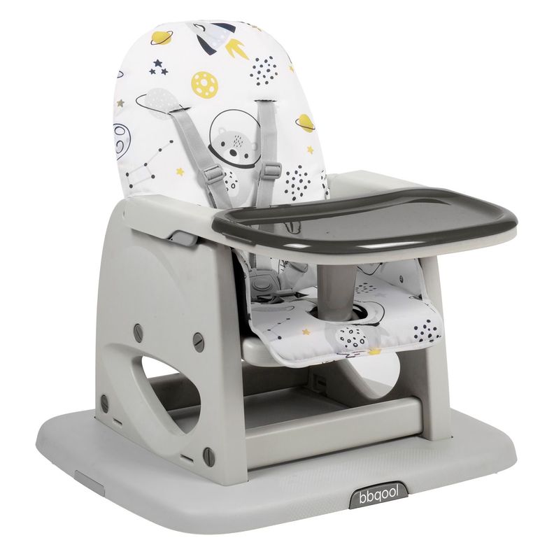 Silla de Comer Escritorio Foodzy 3-in-1 Stone-4