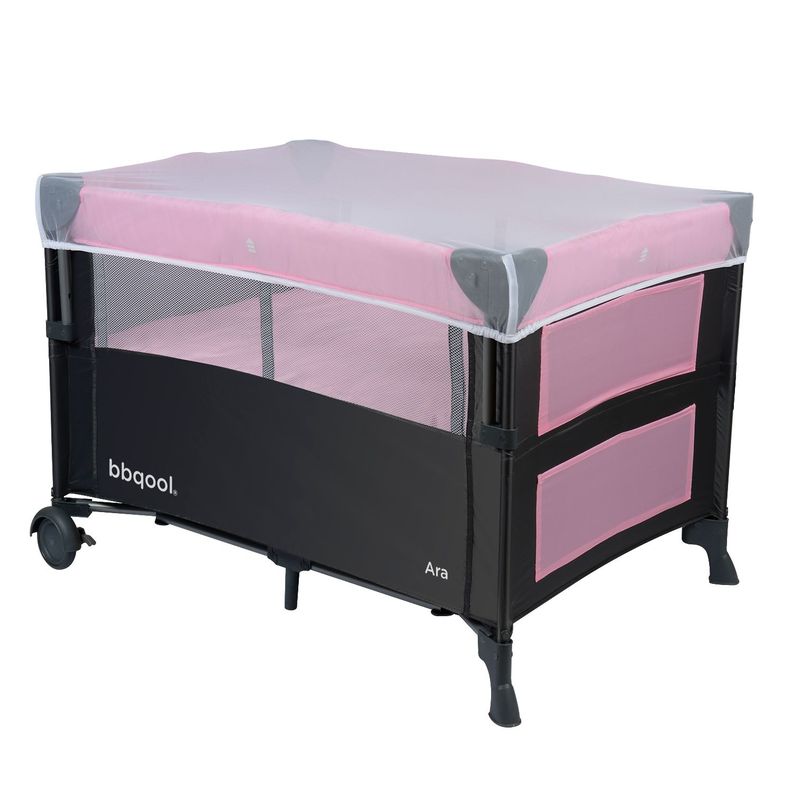 Cuna Playard Colecho Ara Pink-2
