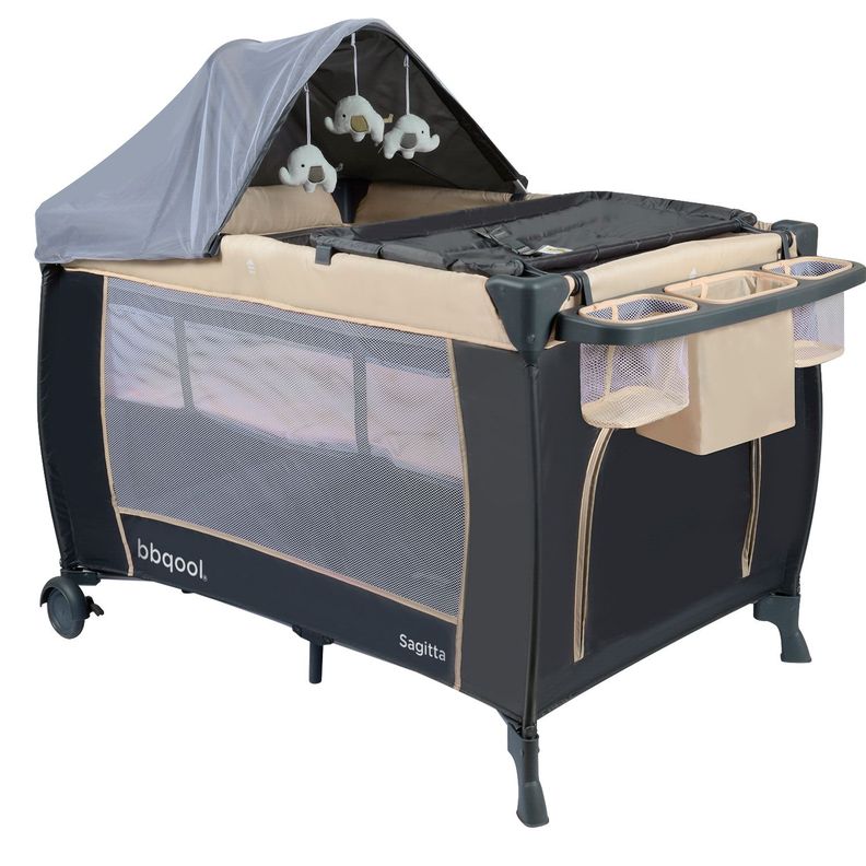 Cuna Playard Sagitta Beige-0