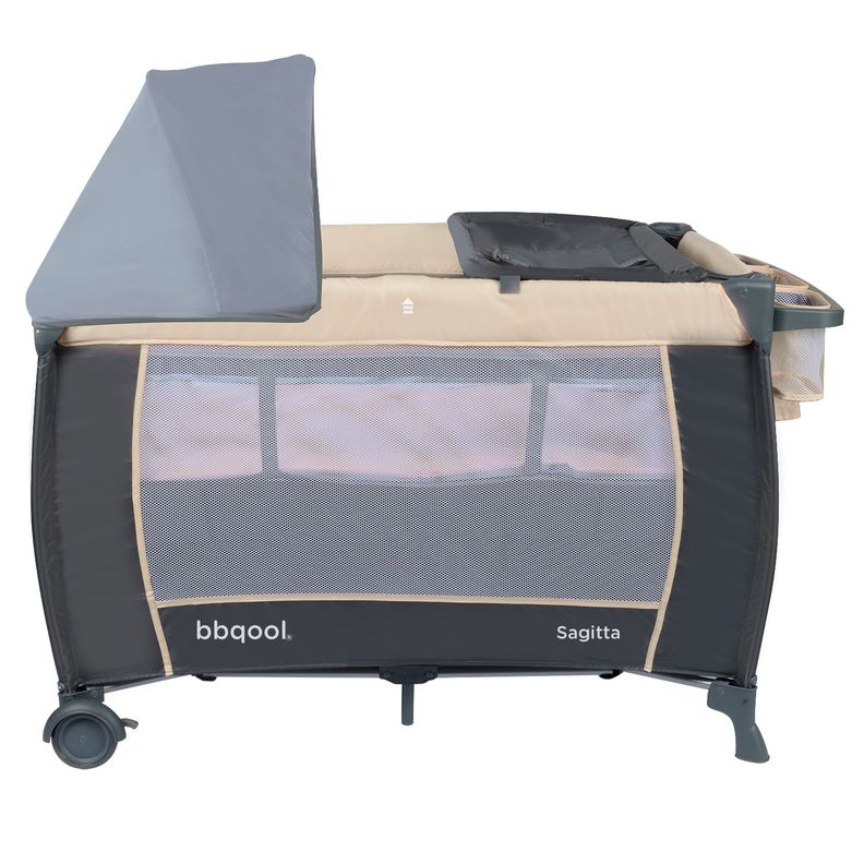 Cuna Playard Sagitta Beige-2