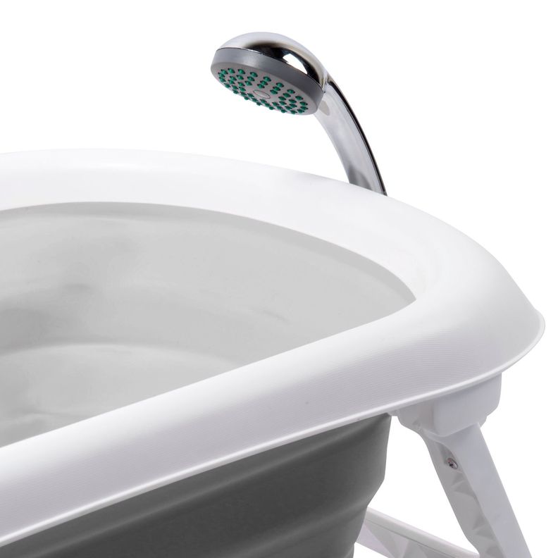 Bañera Plegable Splashy Grey + Soporte Ergonómico-5
