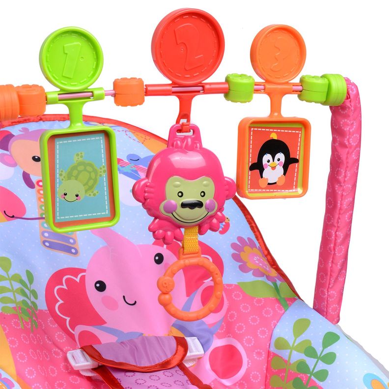Silla Nido Mecedora Rocker Elephant Pink-2