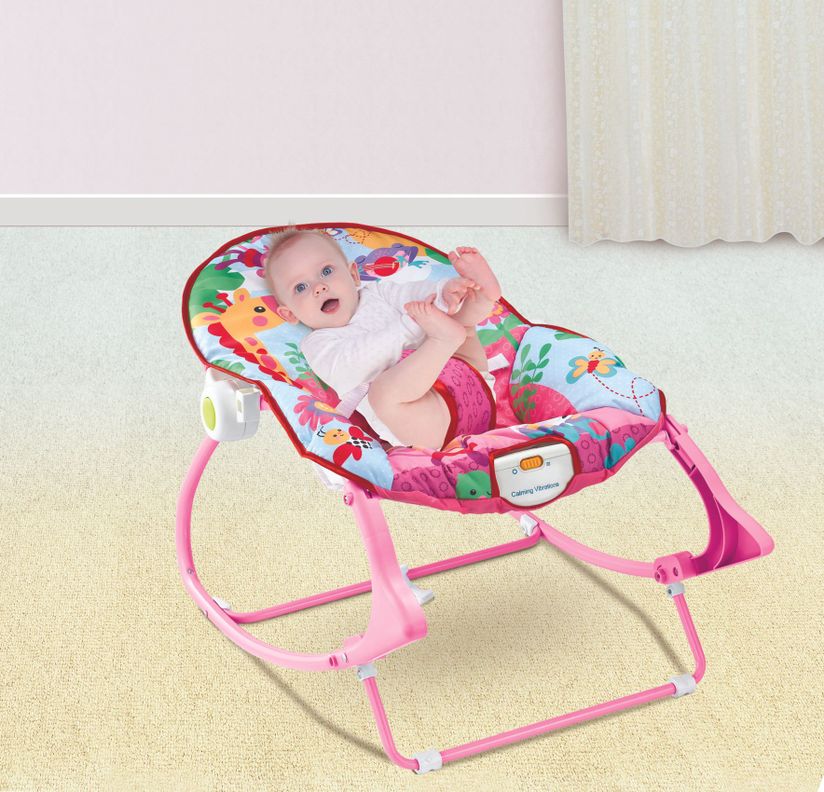 Silla Nido Mecedora Rocker Elephant Pink-3