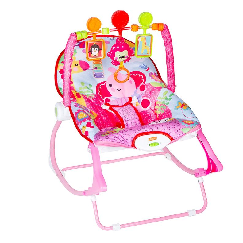 Silla Nido Mecedora Rocker Elephant Pink-1