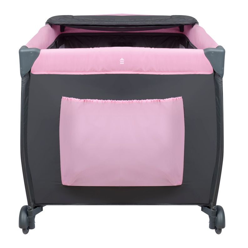 Cuna Playard Lyra Pink + Colchón de Viaje Plegable-5